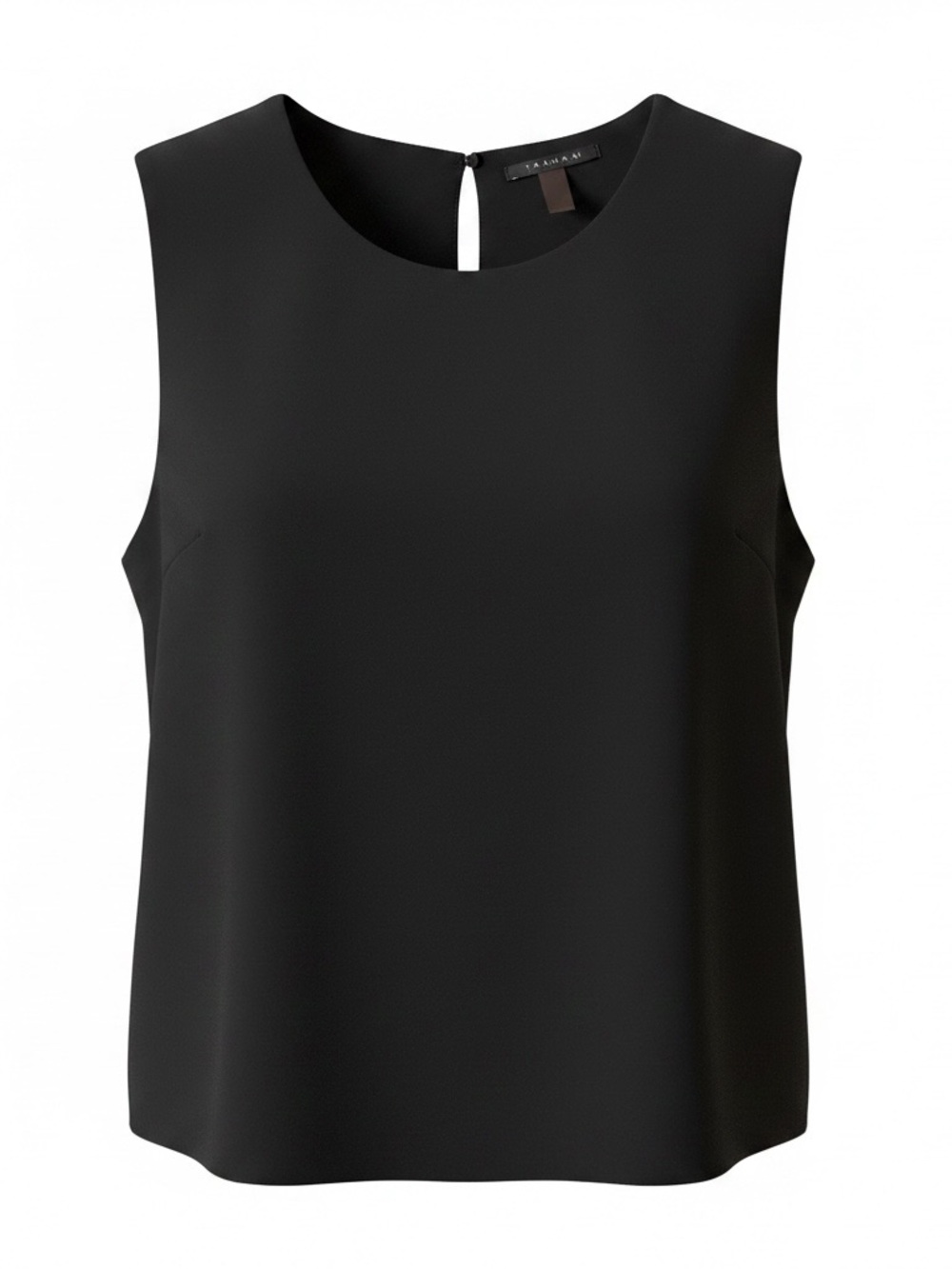 Tahari Black Sleeveless Shell